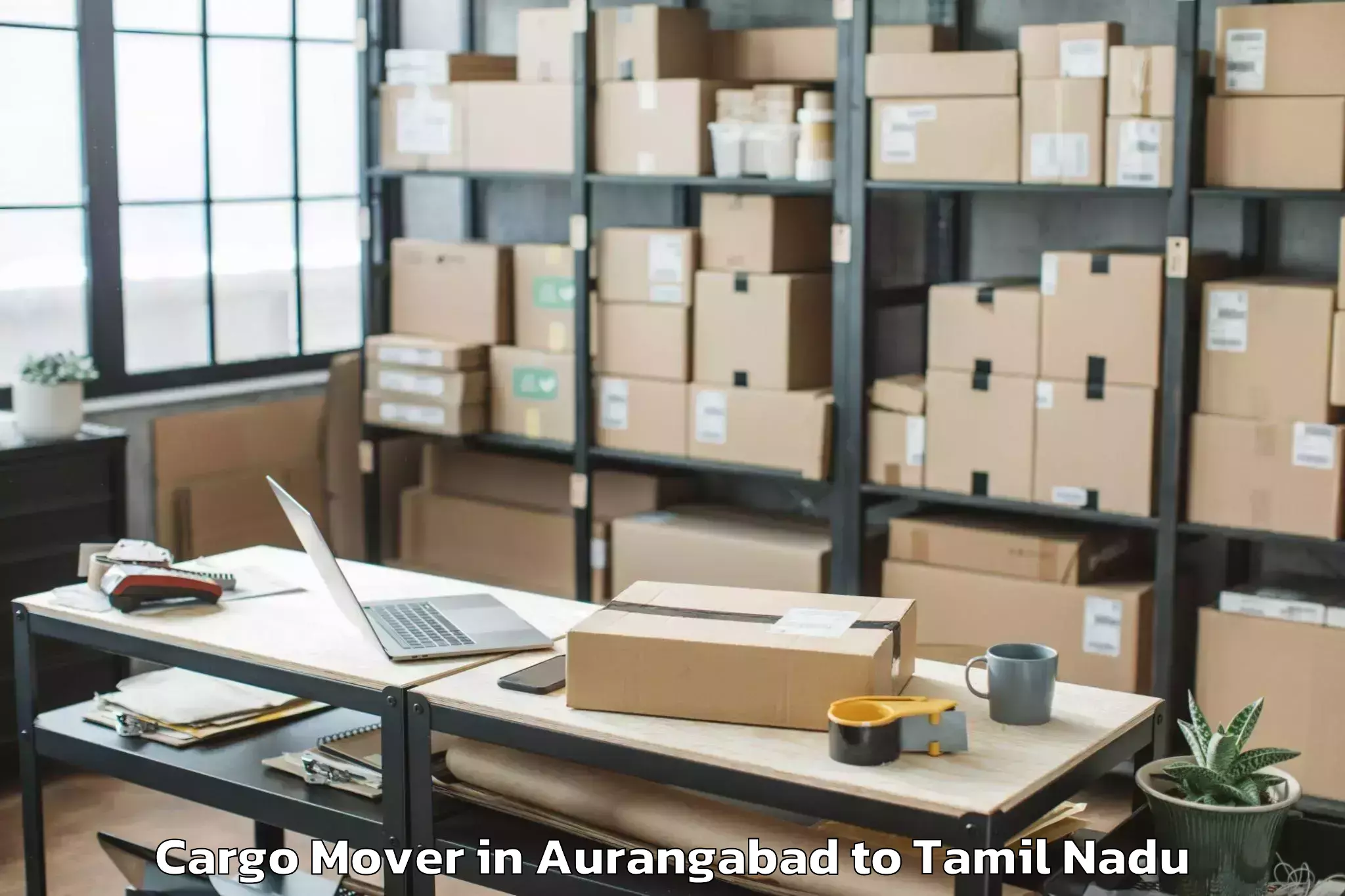 Professional Aurangabad to Puliyangudi Cargo Mover